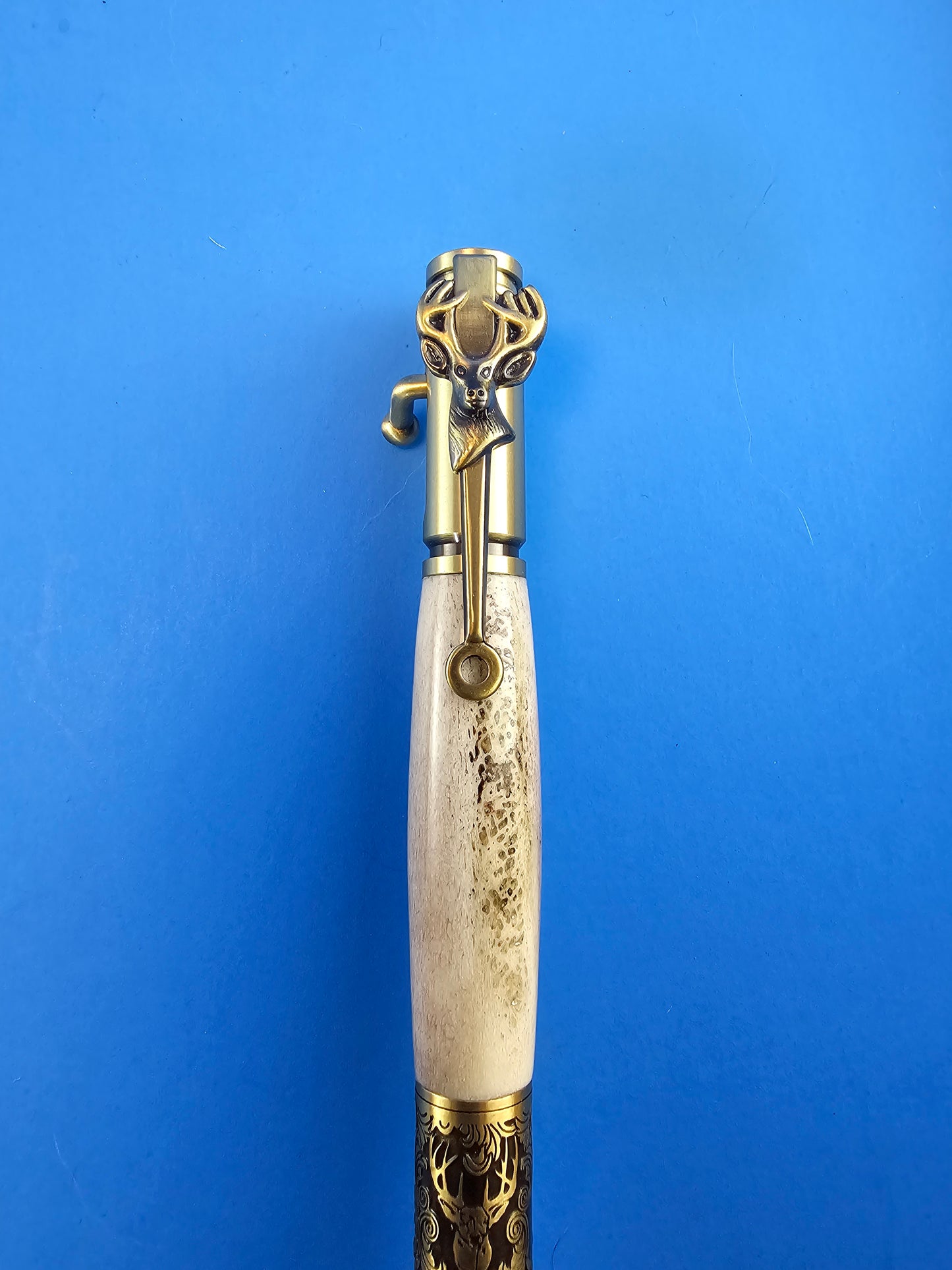 Handmade Deer Antler Bolt Action Pen